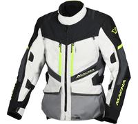 MACNA DOMANE textile jacket light grey-grey-fluo yellow XL