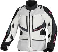 Macna Domane waterproof Ladies Motorcycle Textile Jacket, black-grey, size XL for Women