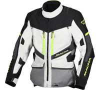 Macna Domane waterproof Motorcycle Textile Jacket, black-grey, size 2XL for Men
