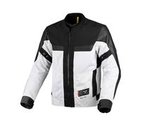 Macna Empire 2.0 waterproof Motorcycle Textile Jacket, light grey/black, size XL