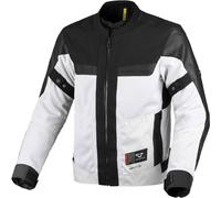 Macna Empire 2.0 waterproof Motorcycle Textile Jacket, light grey/black, size S