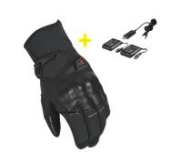 Macna Era RTX heatable waterproof Motorcycle Gloves Kit, black, size L for Men