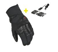 Macna Era RTX Motorcycle Motorbike Heated Gloves With Kit Black