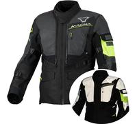 Macna Flexodus NightEye waterproof Motorcycle Textile Jacket, size M for Men