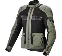 Macna Fluent Ladies Motorcycle Textile Jacket, green, size S for Women