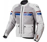 MACNA FLUENT mesh jacket light grey-red-blue 3XL