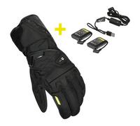 Macna Foton 2.0 RTX heatable waterproof Motorcycle Gloves Kit, black, size 3XL for Men