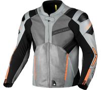 Macna Galvic, leathet/mesh jacket 52 Grey/Black/Orange