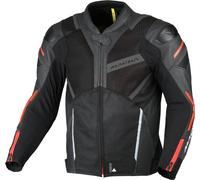 Macna Galvic, leathet/mesh jacket 50 Black/Red