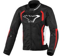 Macna Grisca Ladies Motorcycle Textile Jacket, black-white-red, size S for Women