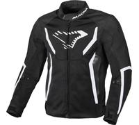 Macna Grisco Motorcycle Textile Jacket, black-white, size S for Men