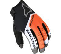 Macna Heat-1 Motocross Gloves, black-grey-orange, size S for Men