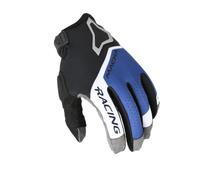 Macna Heat-1 Motocross Gloves, black-grey-blue, size M for Men