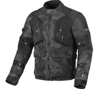 Macna Higera Camo, textile jacket waterproof L Black/Grey/Dark Grey