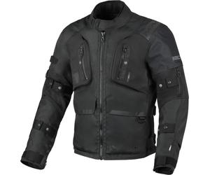 Macna Higera Solid waterproof Motorcycle Textile Jacket, black, size S