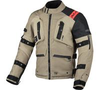 Macna Higera waterproof Motorcycle Textile Jacket, sand/black, size 3XL
