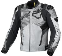 Macna Ignite perforated Motorcycle Leather Jacket, black-grey, size 54 for Men