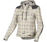 Macna Inland Plaid Ladies Motorcycle Textile Jacket, Khaki, size S