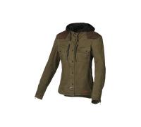 Macna Inland Women's Motorcycle Hoodie Green/BrownS Green,Brown