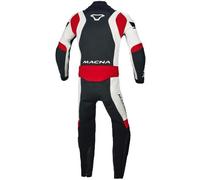 Macna Junior, leather suit 1pcs. kids 134 Black/White/Red