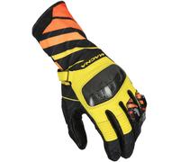 Macna Krown perforated Motorcycle Gloves, black-yellow, size 3XL for Men