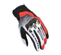 Macna Mana Motorcycle Gloves, black-white-red, size L for Men