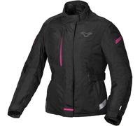 Macna Nivala waterproof Ladies Motorcycle Textile Jacket, black/hotpink, size L