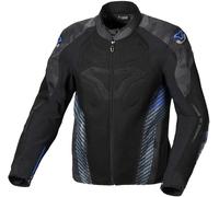Macna Novic waterproof Motorcycle Textile Jacket, black-grey-blue, size XL for Men