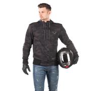 Macna Nuclone Motorcycle Zip Hoodie, black-multicolored, size 2XL for Men
