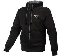 Macna Nuclone Motorcycle Zip Hoodie, black, size 3XL