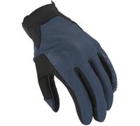Macna Obtain Leather Motorcycle Gloves, black-blue, size L for Men