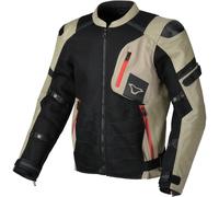 Macna Olsan, leather-/textile jacket M Black/Beige