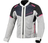 Macna Orcano 2.0 Ladies Motorcycle Textile Jacket, black-grey-pink, size 2XL for Women
