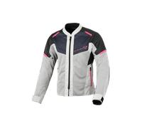 Macna Orcano 2.0 Ladies Motorcycle Textile Jacket, black-grey-pink, size L for Women