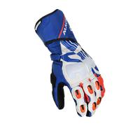 Macna Powertrack Motorcycle Gloves, black-white-red, size 2XL for Men