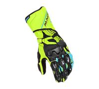 Macna Powertrack, gloves XL Neon-Yellow/Black/Turquoise