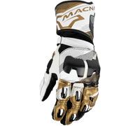 Macna Powertrack 2.0, gloves XXL Black/White/Gold