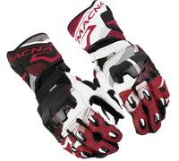 Macna Powertrack 2.0 Motorcycle Gloves, black-white-red, size L for Men