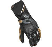 Macna Powertrack Motorcycle Gloves, black/gold, size 3XL