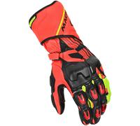 Macna Powertrack Motorcycle Gloves, black-red, size 2XL for Men