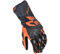 Macna Powertrack Motorcycle Gloves, blue-orange, size 3XL for Men
