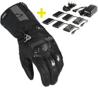 Macna Progress 2.0 RTX DL heatable waterproof Motorcycle Gloves Kit, black, size S for Men