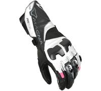 Macna Protego Ladies Motorcycle Gloves, white/black/pink, size 2XL