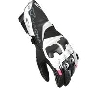 Macna Protego Ladies Motorcycle Gloves, white/black/pink, size L