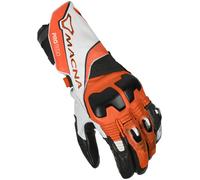Macna Protego Motorcycle Gloves, orange/black/white, size 3XL