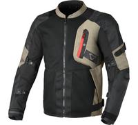 Macna Raddic Motorcycle Textile Jacket, black/beige, size 3XL