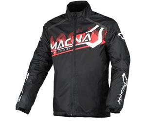 MACNA RAINOSSI Regenjacke schwarz-rot-weiss S