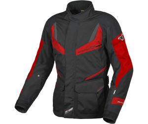 Macna Rancher waterproof Ladies Motorcycle Textile Jacket, black-red, size L for Women