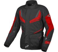 Macna Rancher waterproof Ladies Motorcycle Textile Jacket, black-red, size XL for Women