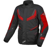 Macna Rancher waterproof Motorcycle Textile Jacket, black/red, size 3XL